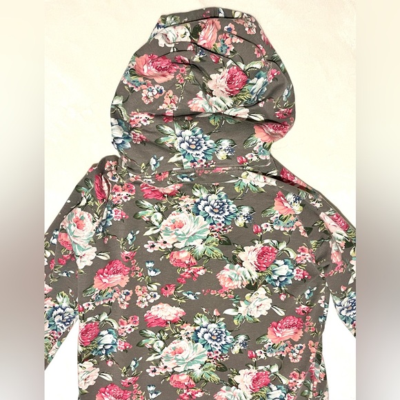 Ampersand Ave Women’s DoubleHood Sweatshirt Floral Hoodie with Pockets Size XXL - Picture 16 of 16